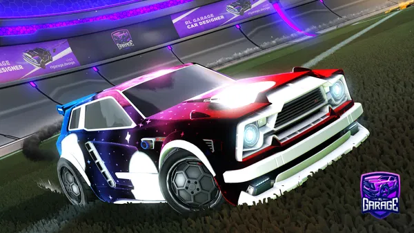 A Rocket League car design from GoBlitzy