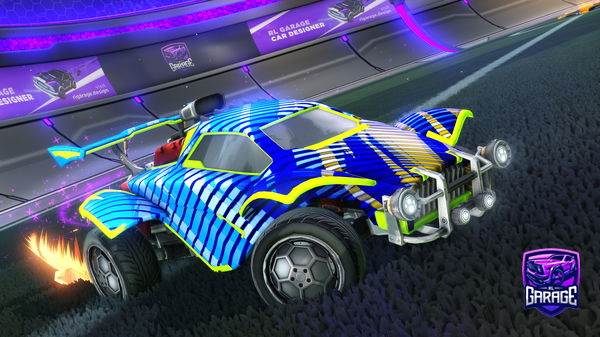A Rocket League car design from Brockstrike