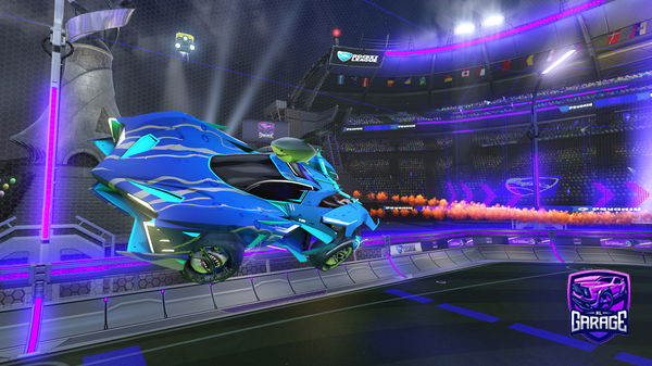A Rocket League car design from agentduck