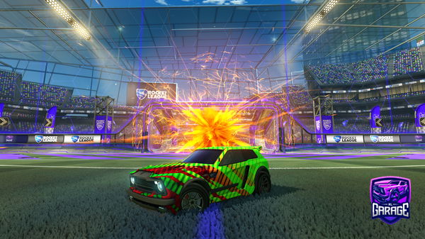 A Rocket League car design from Volcanic-storm9