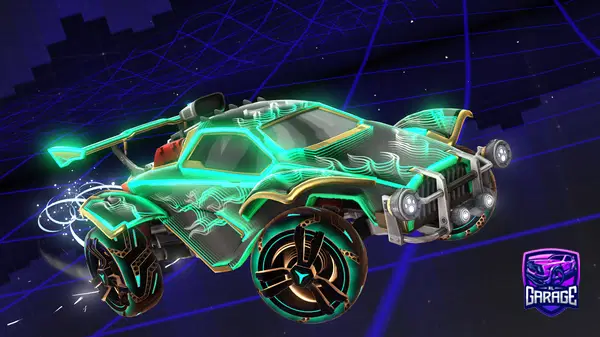 A Rocket League car design from irosario78