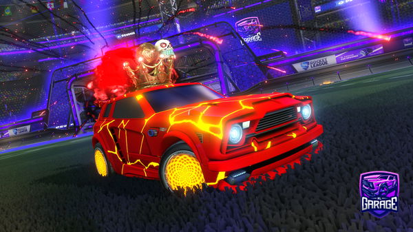 A Rocket League car design from mytheye