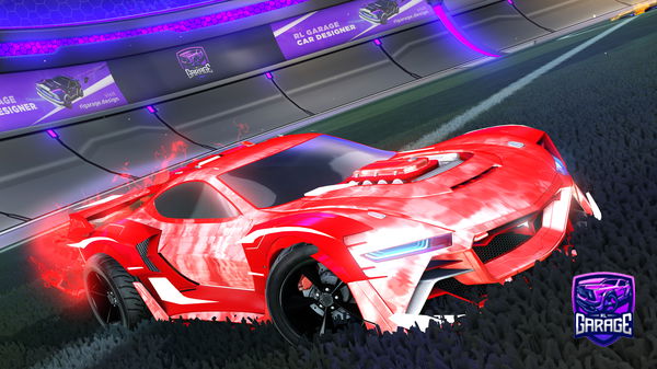 A Rocket League car design from roogwitadoog