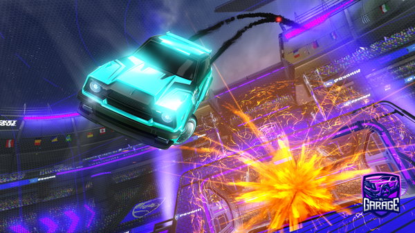 A Rocket League car design from fgqhsns