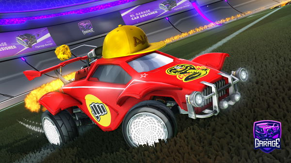 A Rocket League car design from vxairz