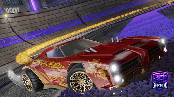 A Rocket League car design from Mathicrack12Q