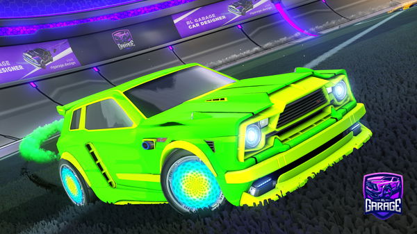 A Rocket League car design from Magicalchine783