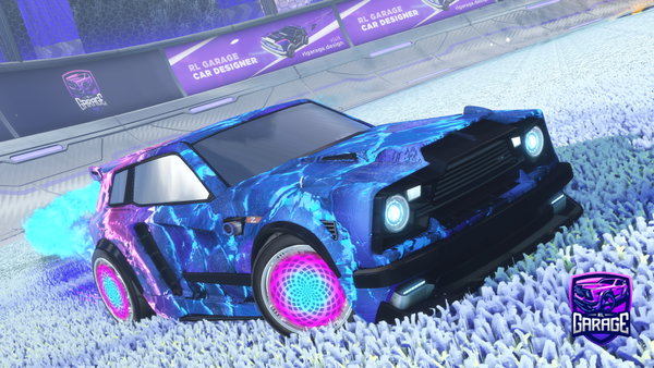 A Rocket League car design from nottesjokolade
