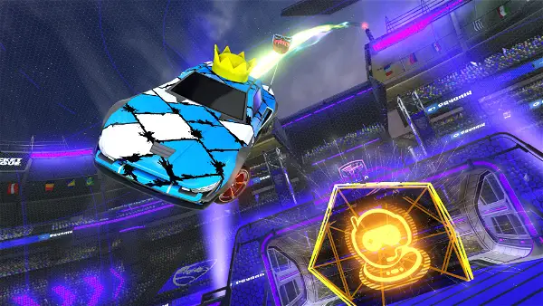 A Rocket League car design from Space5665
