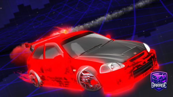 A Rocket League car design from crackialv1