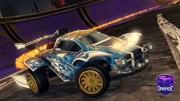 A Rocket League car design from XudiBTB2