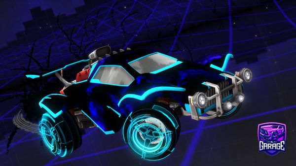 A Rocket League car design from GhostAmac