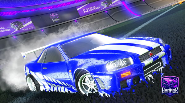 A Rocket League car design from itslit123