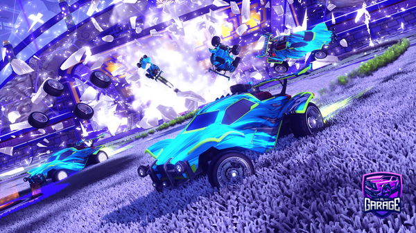 A Rocket League car design from PSXBNTEGSM