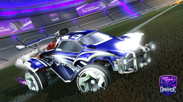 A Rocket League car design from Zurinko