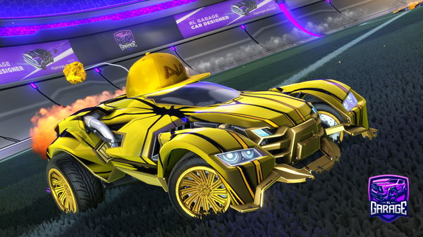 A Rocket League car design from Bad_plat_L