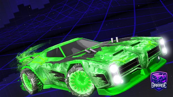 A Rocket League car design from BlackoutTx