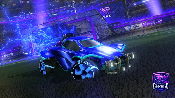 A Rocket League car design from mars074crazy