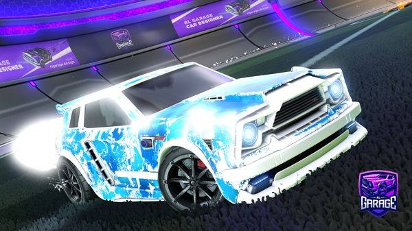 A Rocket League car design from Zigzapper342