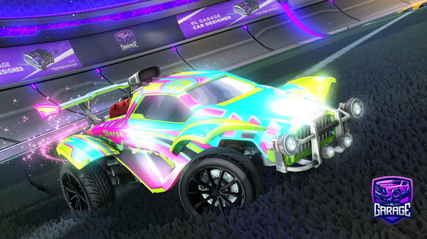 A Rocket League car design from HRY_1015