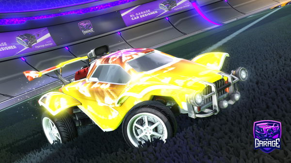 A Rocket League car design from Isksieiifgifj