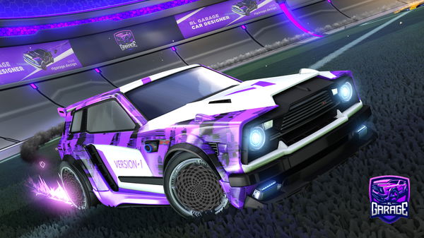 A Rocket League car design from TTV_AzeeX