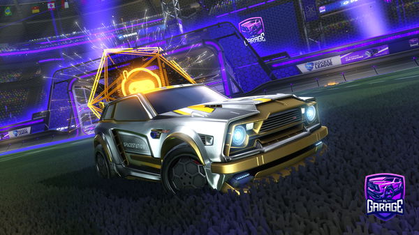 A Rocket League car design from AstroMars