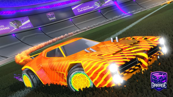 A Rocket League car design from xxwilzaxx