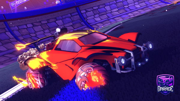 A Rocket League car design from -Goose-