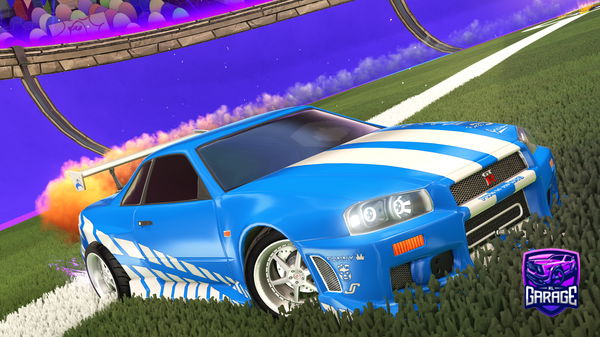 A Rocket League car design from Ls9junior