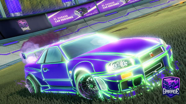 A Rocket League car design from elmorogheza
