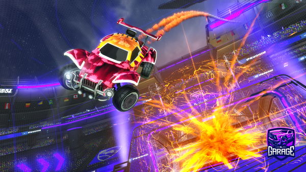 A Rocket League car design from Maqsi