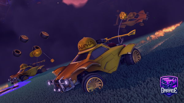 A Rocket League car design from DinoBattle