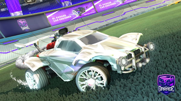 A Rocket League car design from boooooooiii