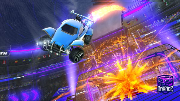 A Rocket League car design from rrtb505050