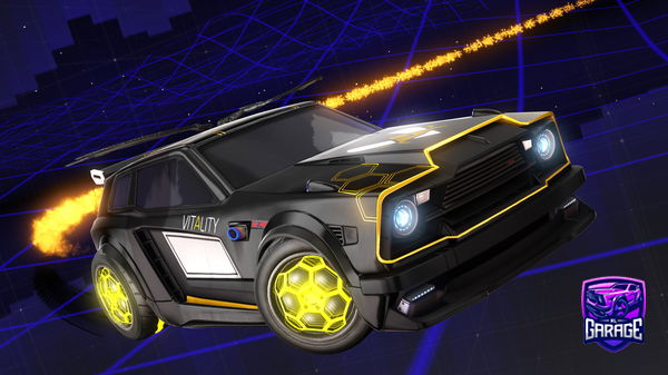 A Rocket League car design from AntoFreezer