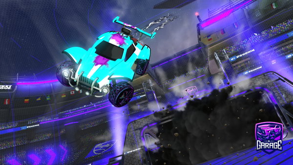 A Rocket League car design from Cr3stall