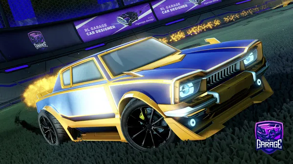 A Rocket League car design from LwGwNw