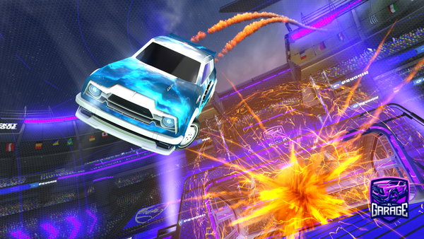 A Rocket League car design from Matteo230807