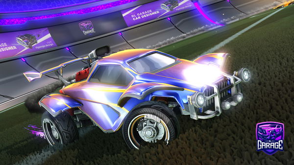 A Rocket League car design from saintdaks