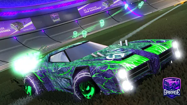 A Rocket League car design from G-man013