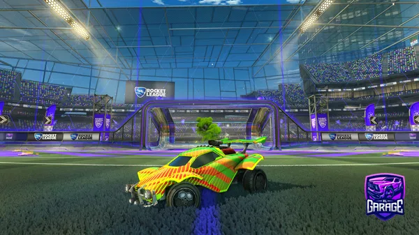 A Rocket League car design from RustyTires4