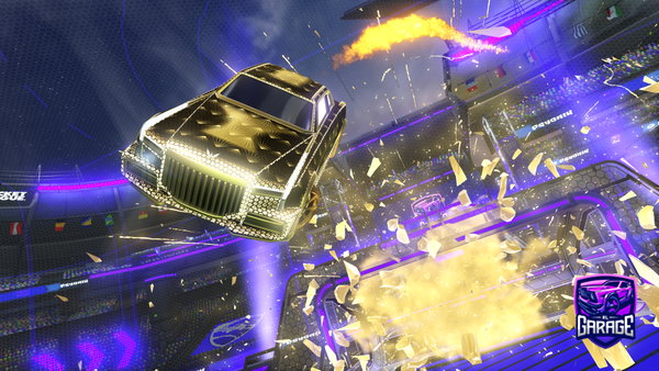 A Rocket League car design from Dirtywonton01