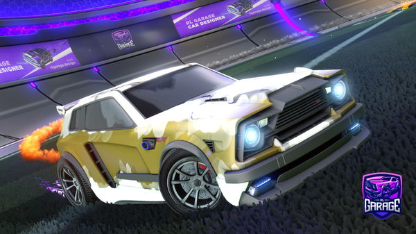 A Rocket League car design from oThornsMC