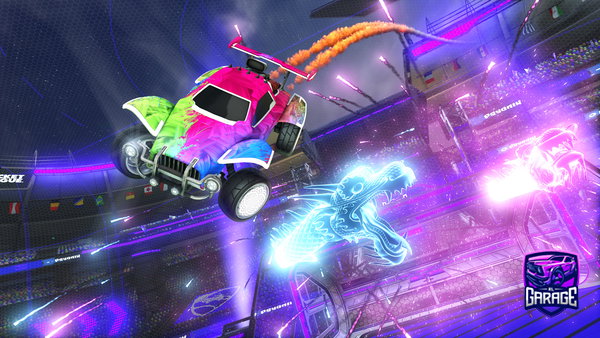 A Rocket League car design from VORTISM