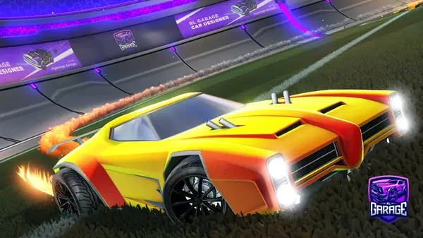 A Rocket League car design from 8goCrayzee