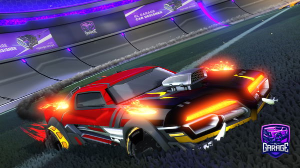 A Rocket League car design from PiGN