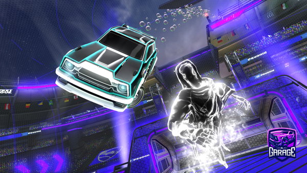 A Rocket League car design from Gaming_MEMER255