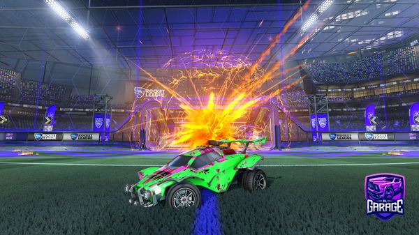 A Rocket League car design from CRYPTONSAB