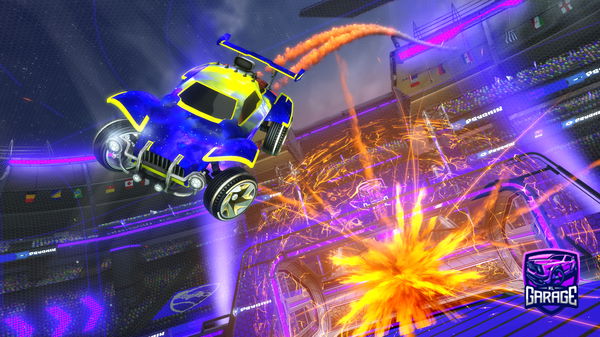 A Rocket League car design from hsjfjsjnsnd